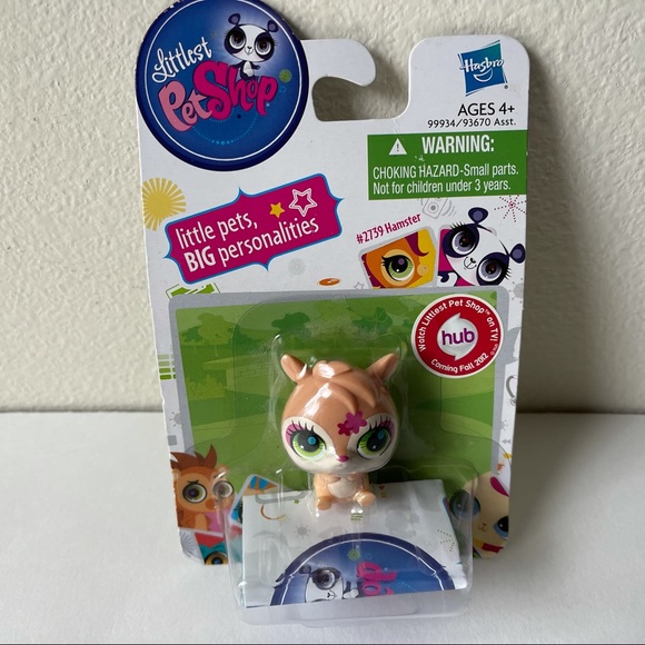Littlest Pet Shop Hamster 2739 LPS Hasbro Brown - Picture 3 of 12